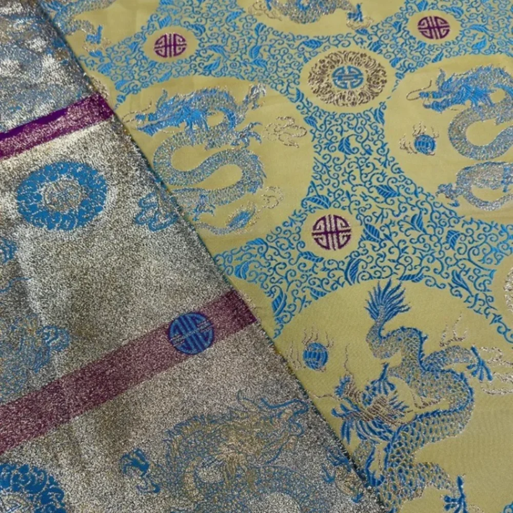 

Brocade Jacquard Fabric Vest Jacket Clothing Designer Apparel Sewing Material Diy Sew Cloth By The Meter Wholesale Cloth