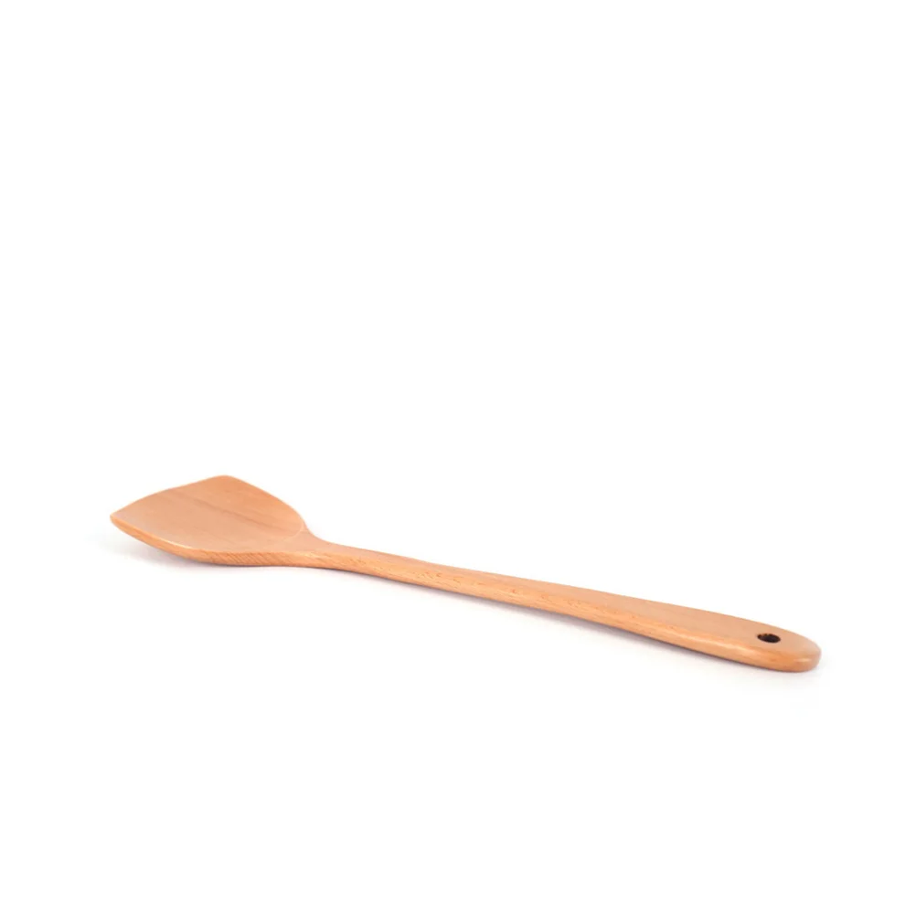 

Beech Wood Spatula 38.4X9.7Cm Long Handle Wooden Cooking Utensil For Non Stick Pans Stir Fry Kitchen Tools Wood Spatula