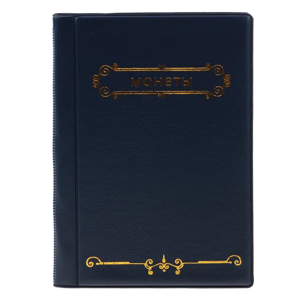 Coin Collecting Storage Album Coin Book Coins Folder 120 Slots Money Collection Organizer for Home Archive