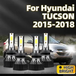 25000LM Brightness LED Headlights 6000K Car Lights 12V Auto Lamp Plug and Play For Hyundai TUCSON 2015 2016 2017 2018