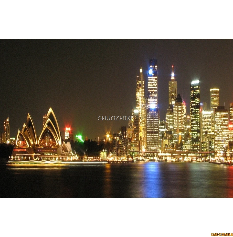 مباني المدينة الحديثة خلفية الفن العمارة للأطفال الكبار السفر صورة التصوير خلفية ديكور راية صور استوديو الدعامة