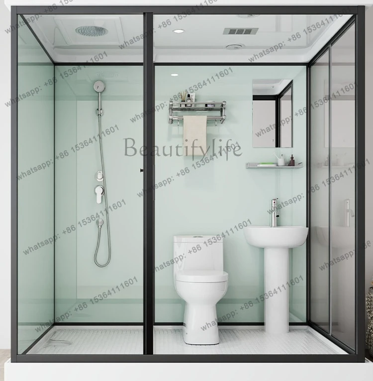 Bath room integrated household integral bathroom rural bathroom assembled