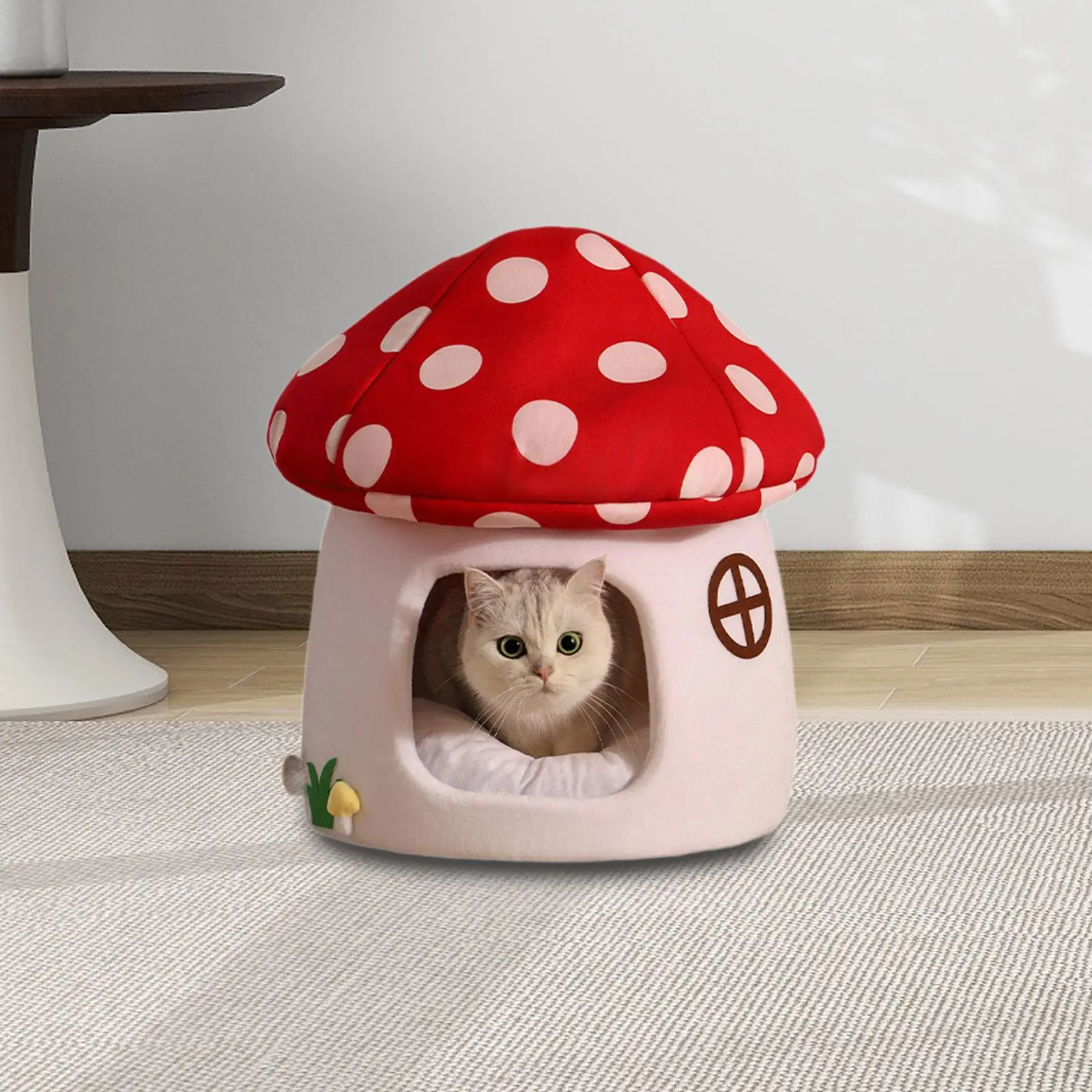 

Cat Nest House Furniture Multipurpose Outdoor Cute Small Animal Cave Warm Cat House for Small Animals Dogs Cats Supplies