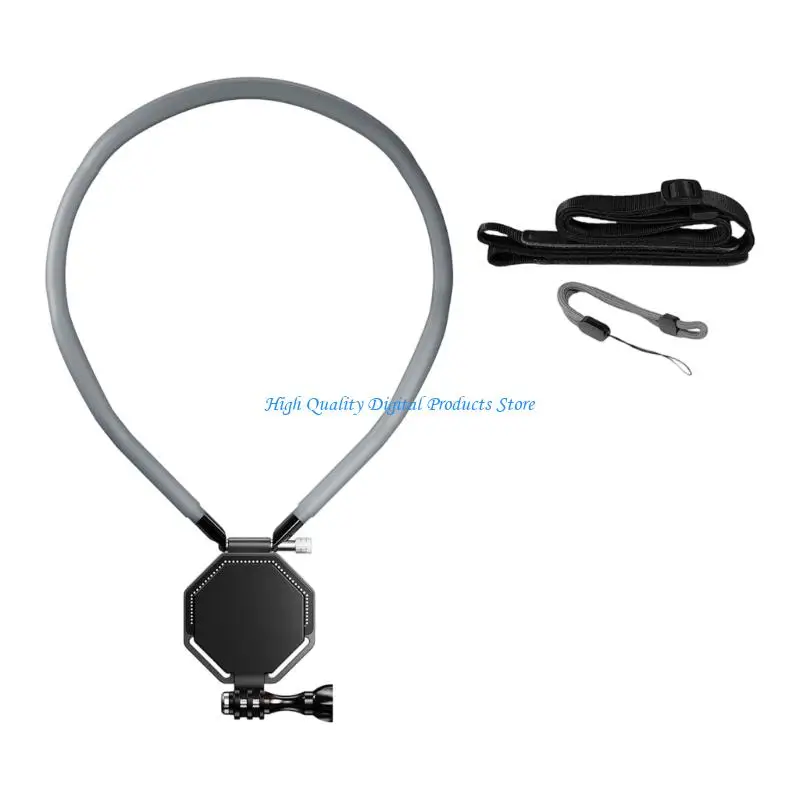 

U2JE Эргономичное регулируемое шейное крепление для камеры ACTION 5/4/3. Безопасное магнитное крепление. Быстроразъемное и