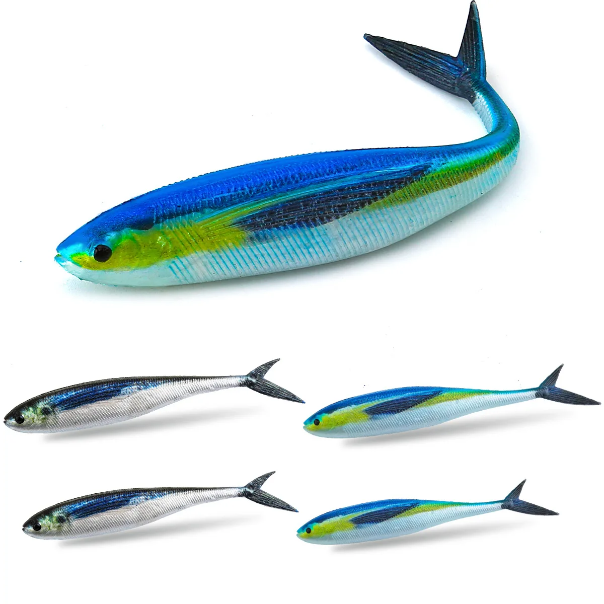 

16cm 3D lure simulation fish soft bait fake fish sea bass big fish sea fishing