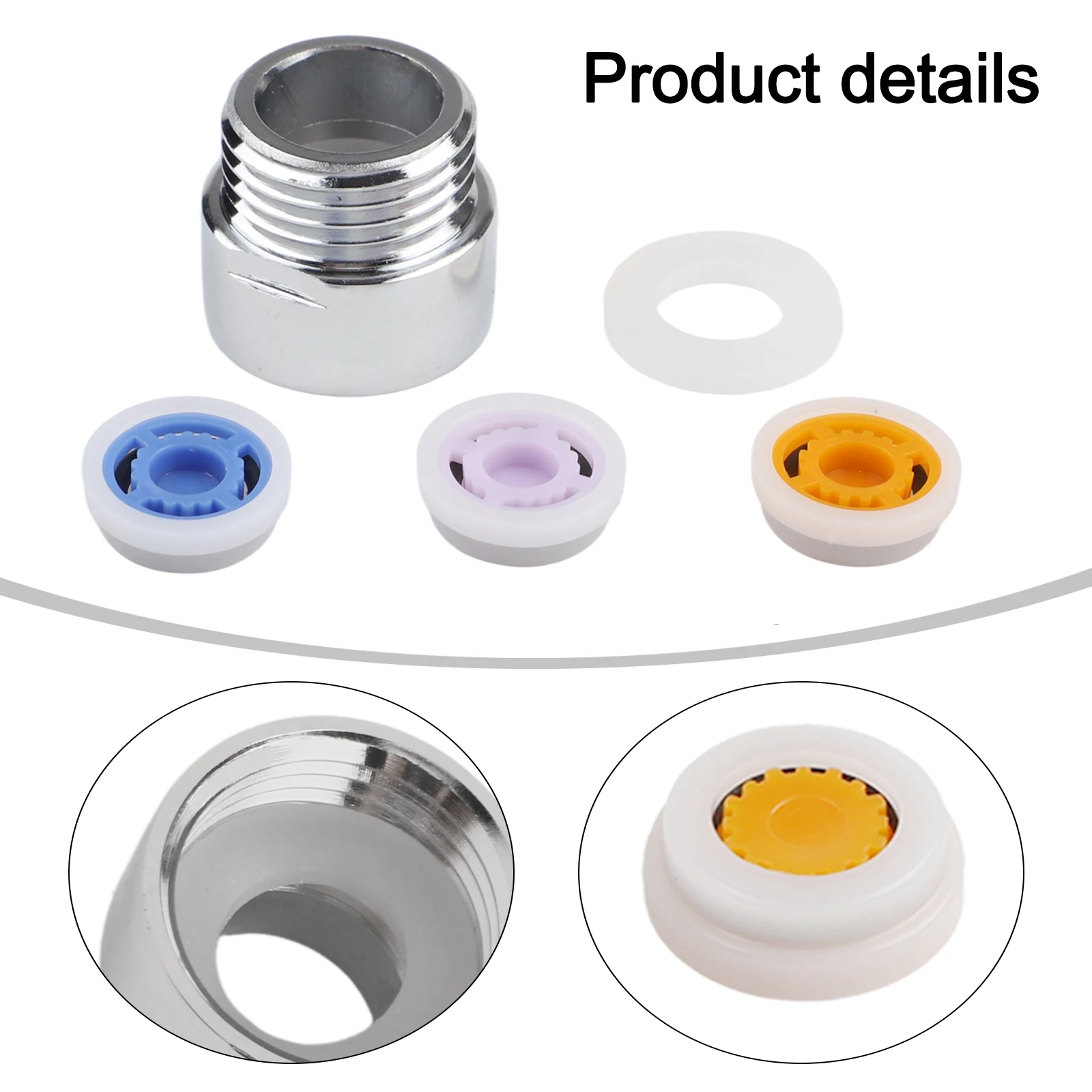 

Brand New High Quality Shower Accessories Shower Taps Limiter Set Parts Practical Reducer 4 Shower Flow 6 Tool