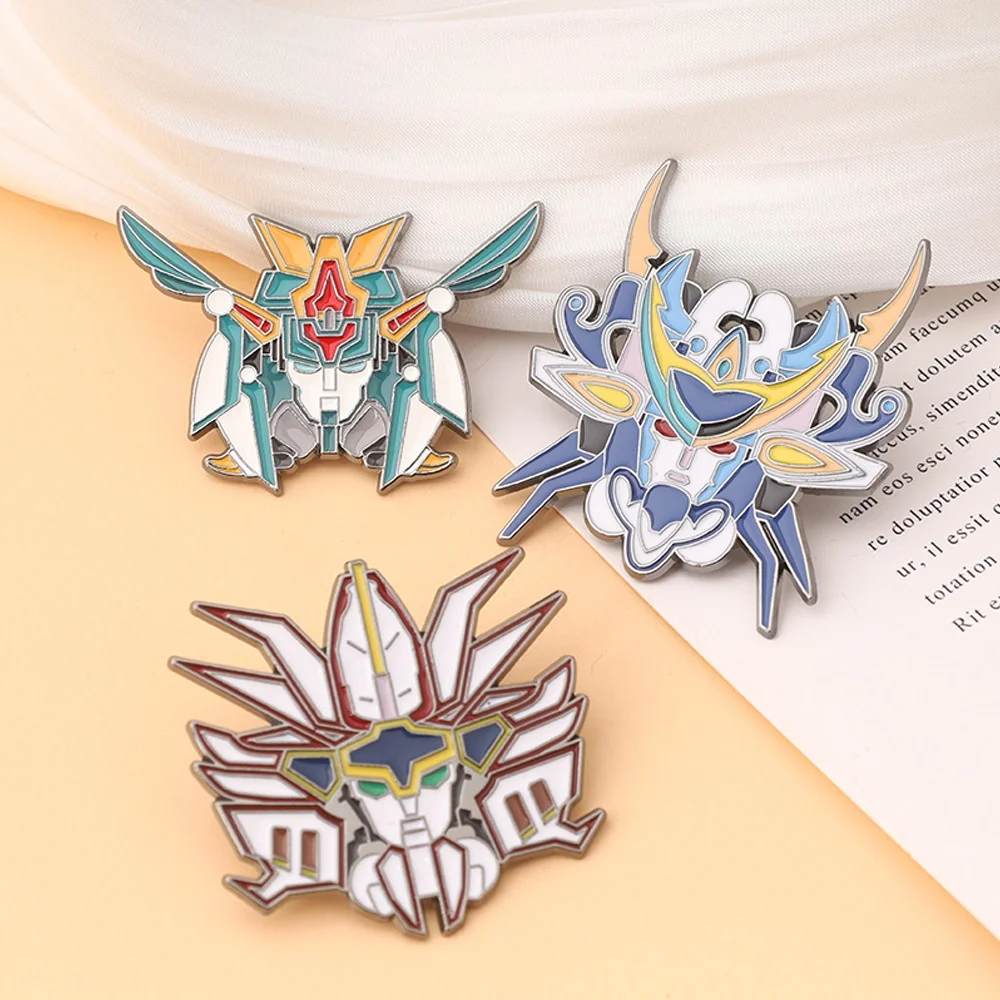 

Anime Granzort Robot Enamel Brooch Set Lapel Pin Backpack Badge Cosplay Jewelry Accessories Gift For Friends