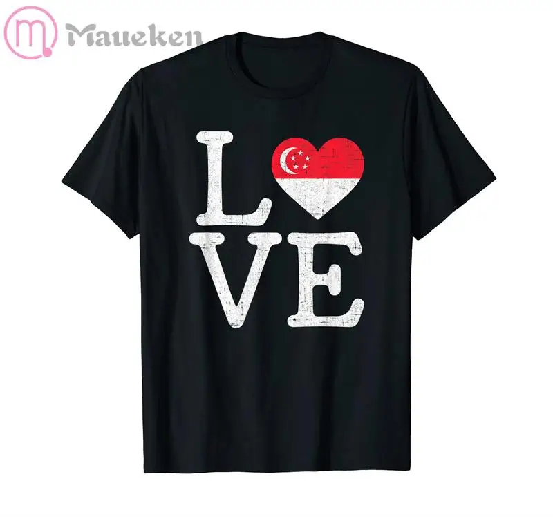 2025 Singapore Men T Shirt Fashion Nation Team Tshirt 100% Cotton t-shirt Meeting Fitness Clothing Tees Country Flag SG