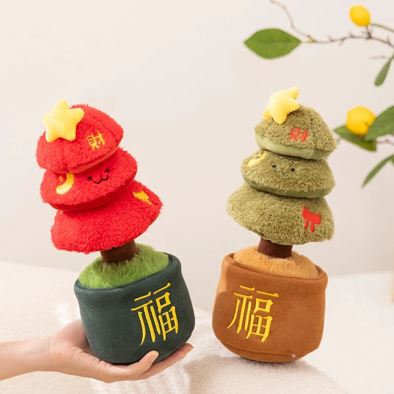 Kawaii زهرة اصطناعية ألعاب من نسيج مخملي النباتات الخضراء الوردية الزنبق لوتس fFowers أزهار الخوخ دمى لينة ديكور المنزل هدية عيد الميلاد #4