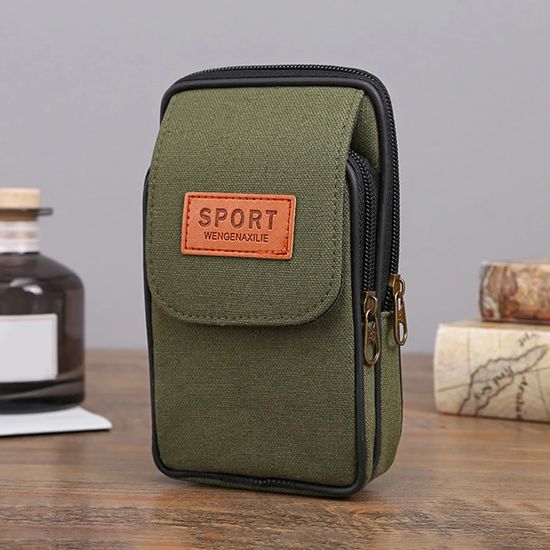 

Belt Phone Case Multifunctional Phone Carrying Case Belt Mobile Phone Case For Men Large Smartphone Bag For Camping