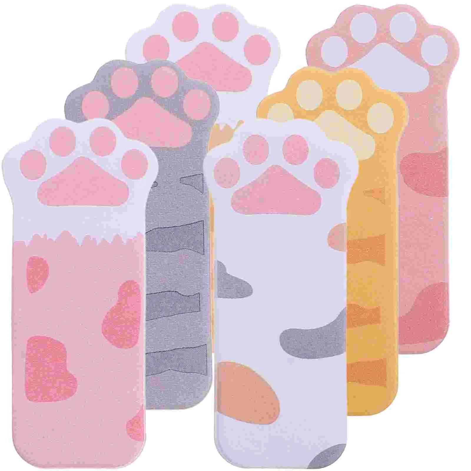 

6 Sets Cat's Paw Notes To-do List Pads Multi-use Sticky Tabs Scrapbooking Page Memorandum School