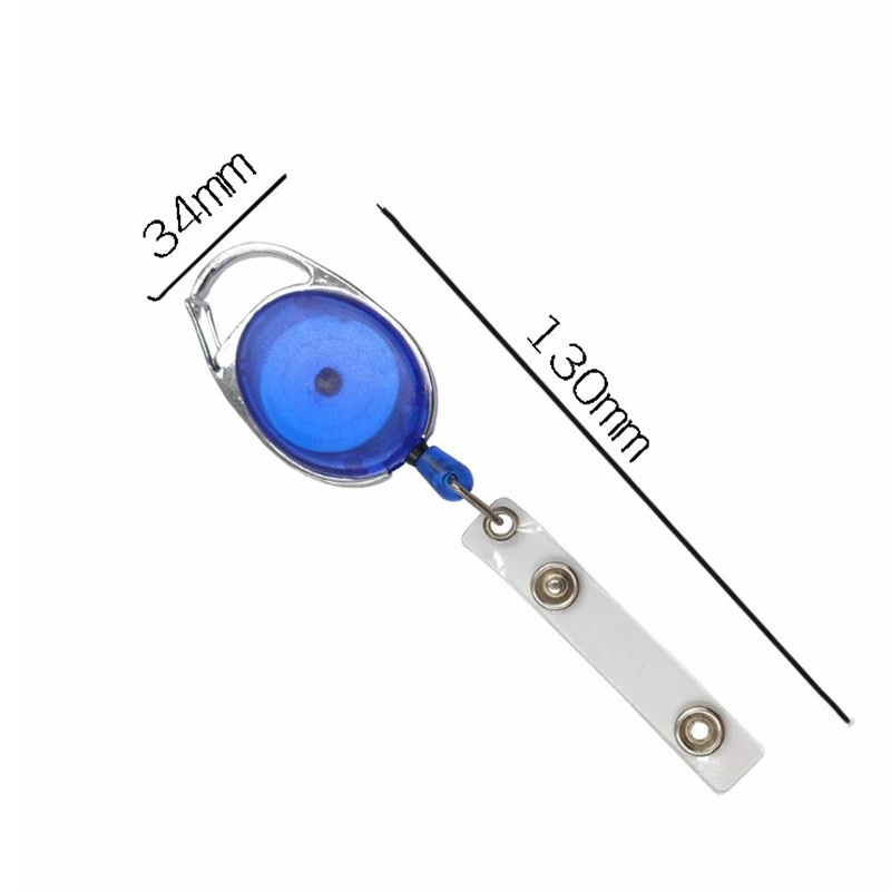 Imagem -04 - Molinete de Plástico Retrátil Acessório de Escritório para Estudantes Enfermeira Tela de Exibição Nome Cartão de Identificação Clipe
