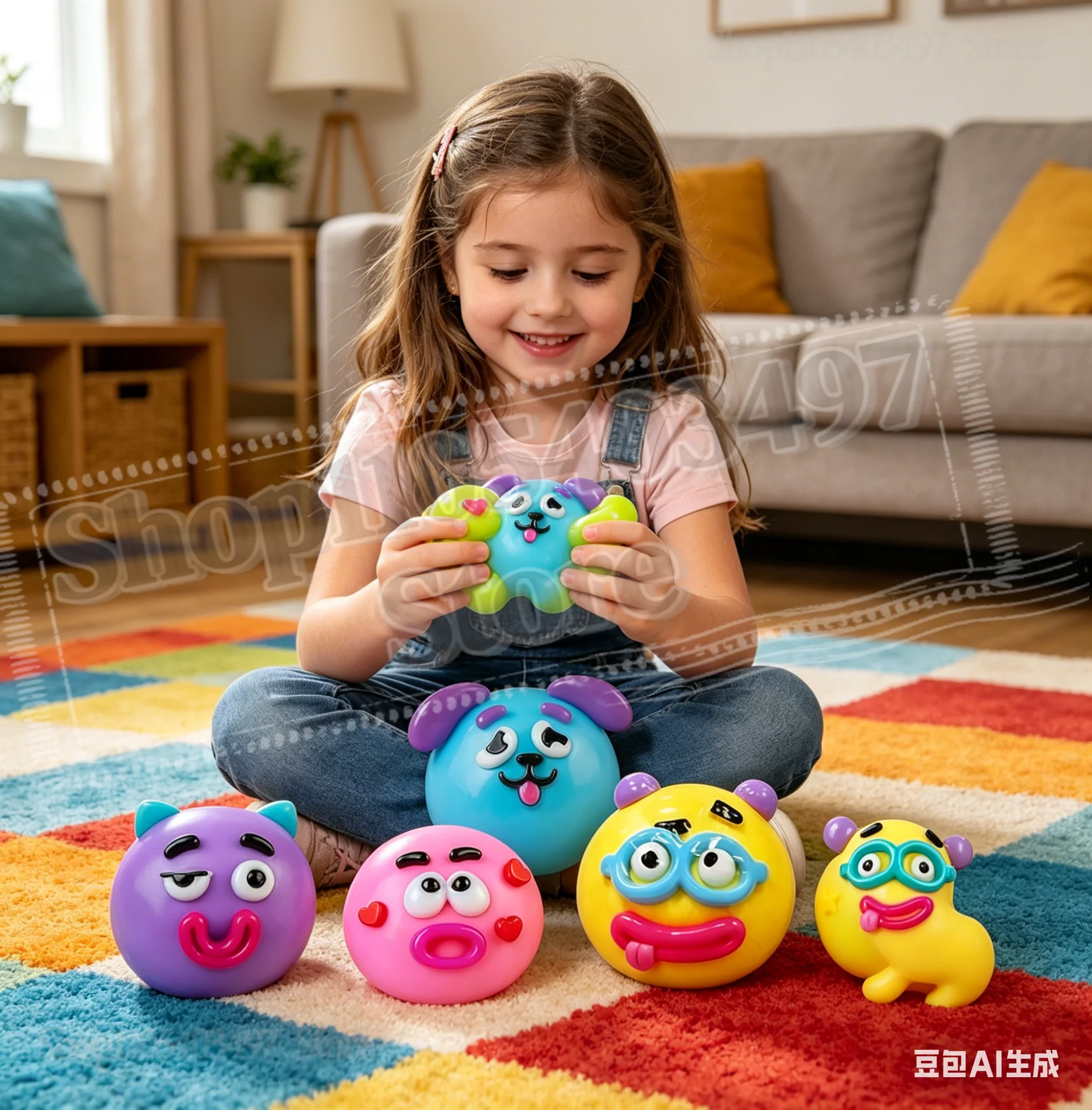 

2026 Funny Dog Face Swap Squishy Toy Soft Slow Rising Fidget Toy Anxiety Stress Relief Sensory Decompression Toy