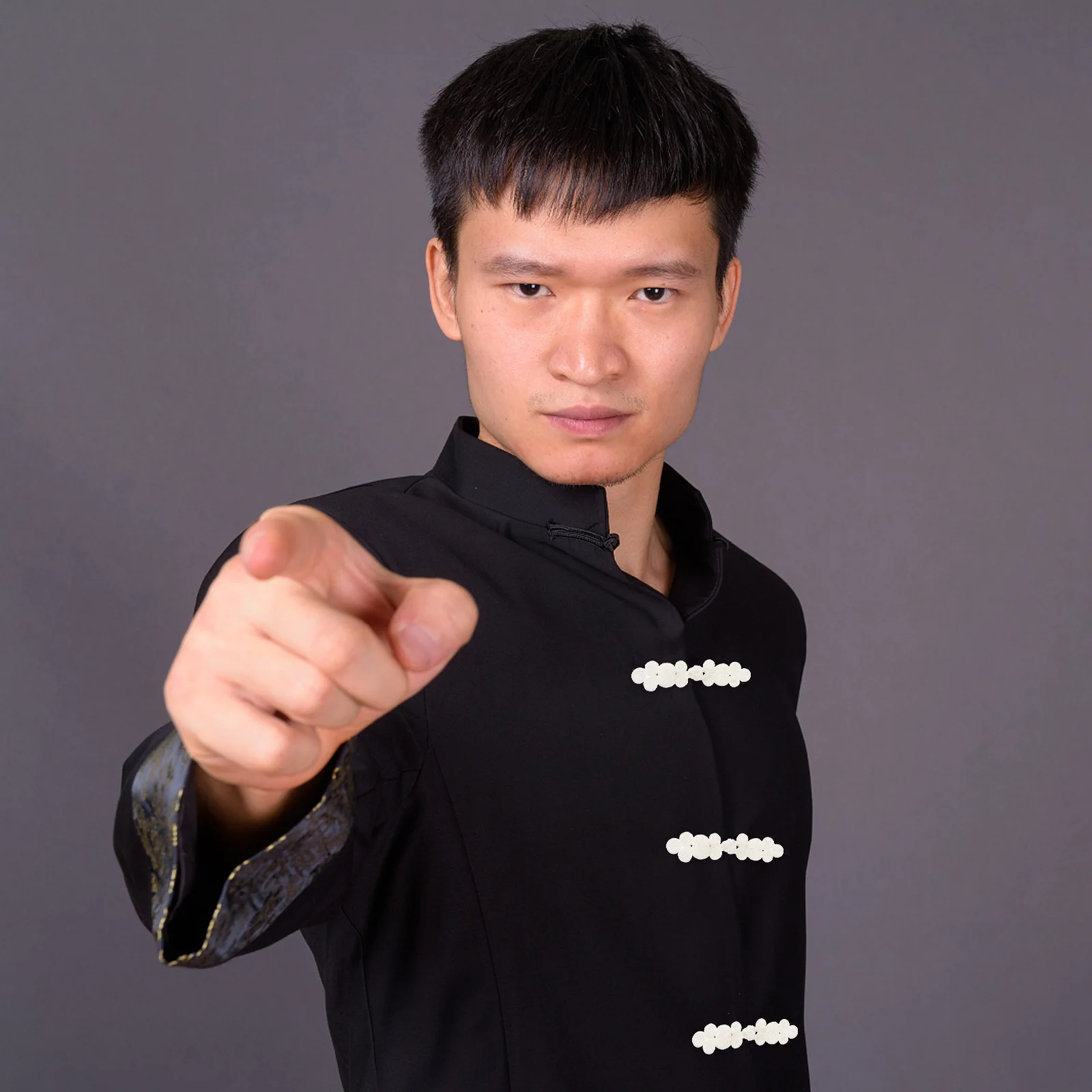 Cierre de Botón Estilo Chino para Cheongsam, Suéter, Patrón de Flores, Cierres de Costura, Accesorios de Bricolaje para Ropa, Manualidades