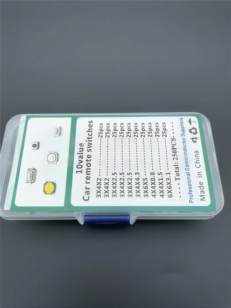 Car remote control button switch button package adhesive sheet touch switch button box with multiple specifications: 4*4, 3*6