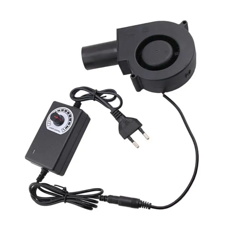 

652F Efficient Waste Oil Heater Blower Fan 12V 5500RPM 35CFM Adjustable Suitable for BBQ Firewood Stove Metalworking