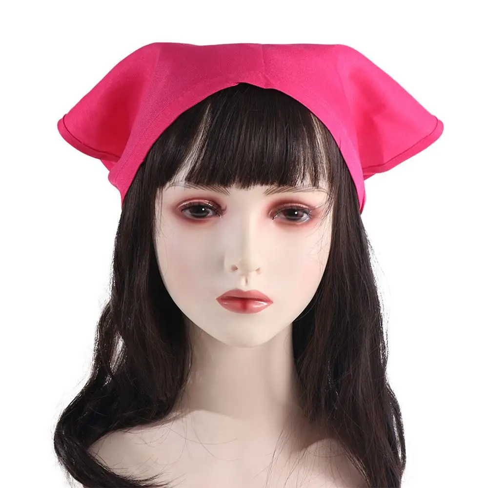 

Kitchen Supplies Triangle Kitchen Work Cap Thread Gluing Multiple Colors Chef Hat Cotton Durable Waitress Hat Chef