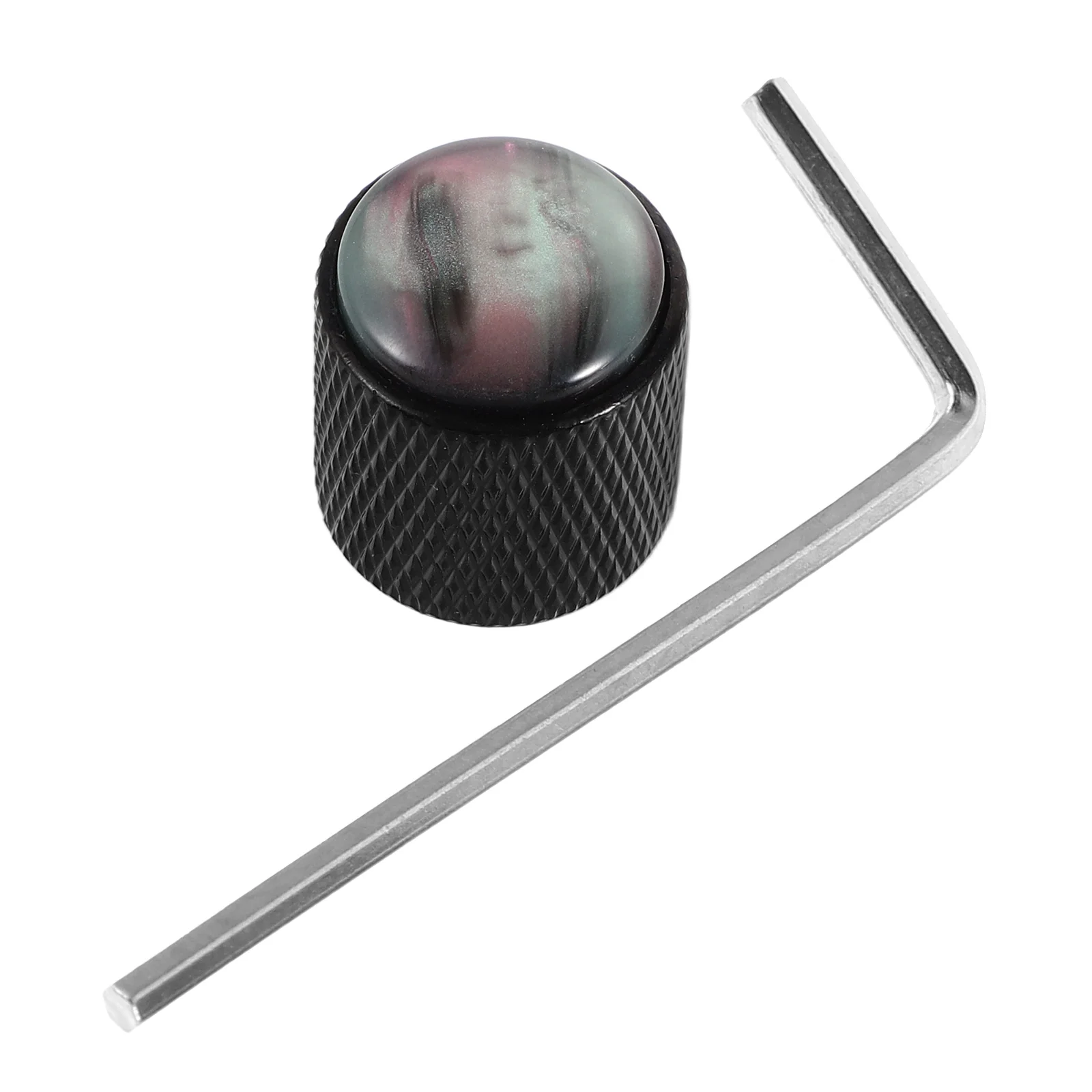 

Electric Guitar Knob Pedal Bass Control Tone Replacement Black Dome Knobs Volume