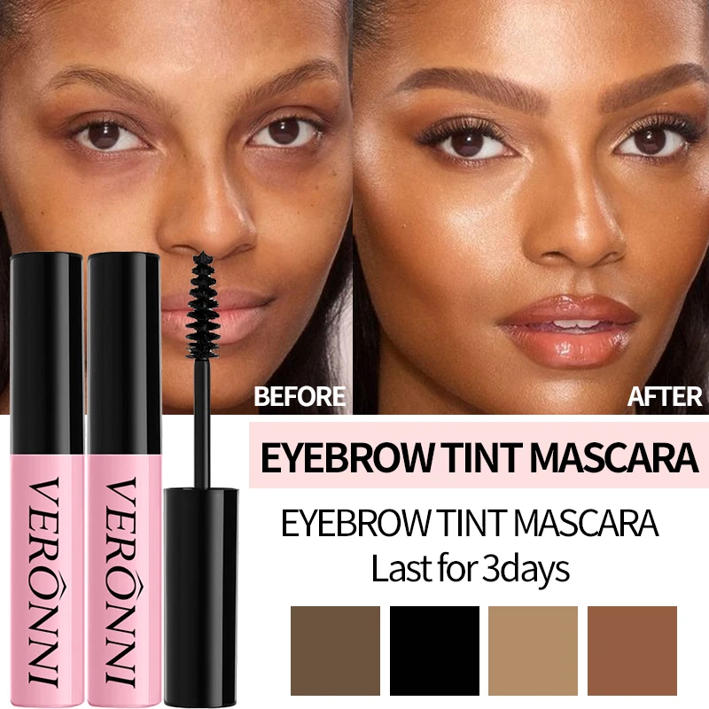 4-kolorowy tint do brwi, który nie zbątuje się, nie rozmazuje się i nie rozmazuje, wodoodporny makijaż brwi, tint w ołówku do brwi, trwa do 24 godzin