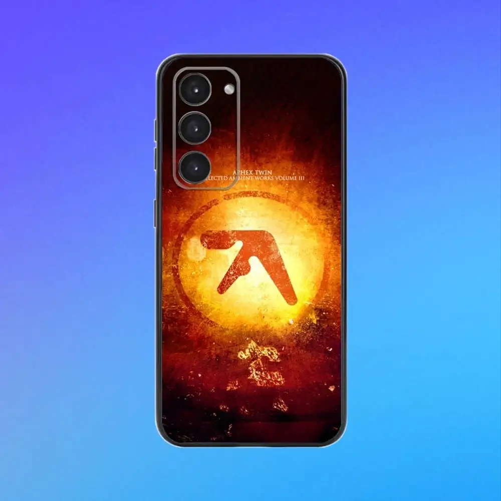حافظة هاتف A-Aphex T-Twin IDM Acid Techno لهاتف سامسونج A73، A72، A71، A70، A53، A52، A51 حافظة ناعمة سوداء