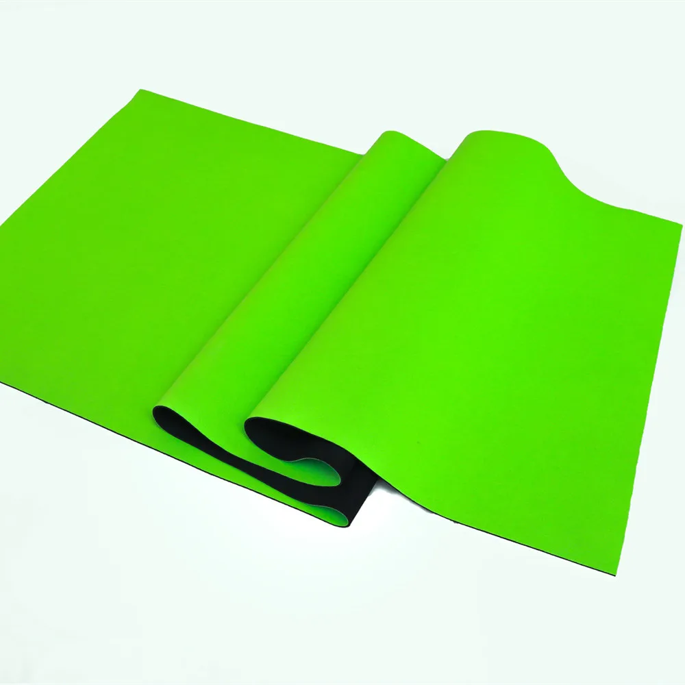 SBR Fabric Neoprene Sewing Fabric Fluorescent Green Stretch Other Fabric Fabric Sewing Jersey Warp Knitting