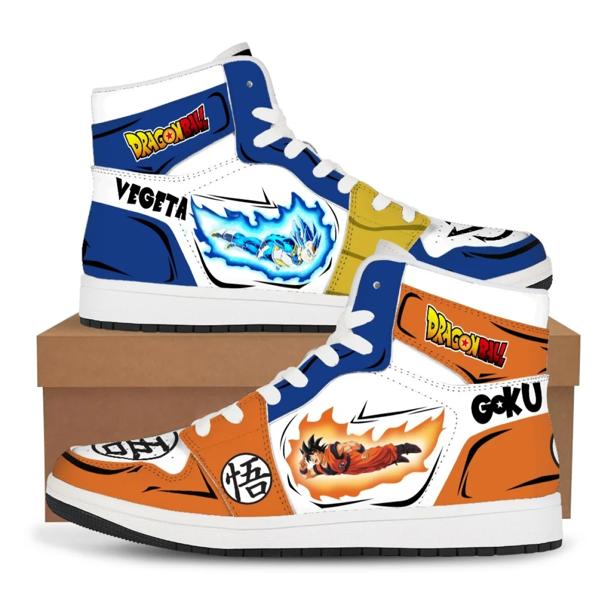 

Cartoon Printing Cosplay Dragon Ball Z Super Anime Son Goku Sneakers Casual Shoes Comfortable Basketball Shoes Flat Shoes Gift