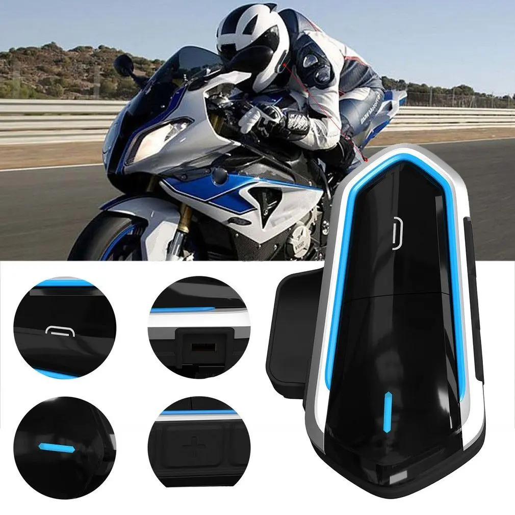 

QTB35 Motorcycle Headphone Helmet Earphone FM Radio Compatible Equipment Easy Wireless Helmet Headphone