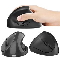 2.4G Vertical Wireless Mouse Rechargeable Vertical Mouse Wireless Vertical Ergonomic Optical Mouse for Laptop Desktop PC Macbook