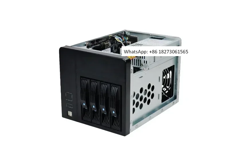 

Корпус Nas 4. Корпус для серверного вентилятора с жестким диском для распределенного хранения или домашнего хранения.