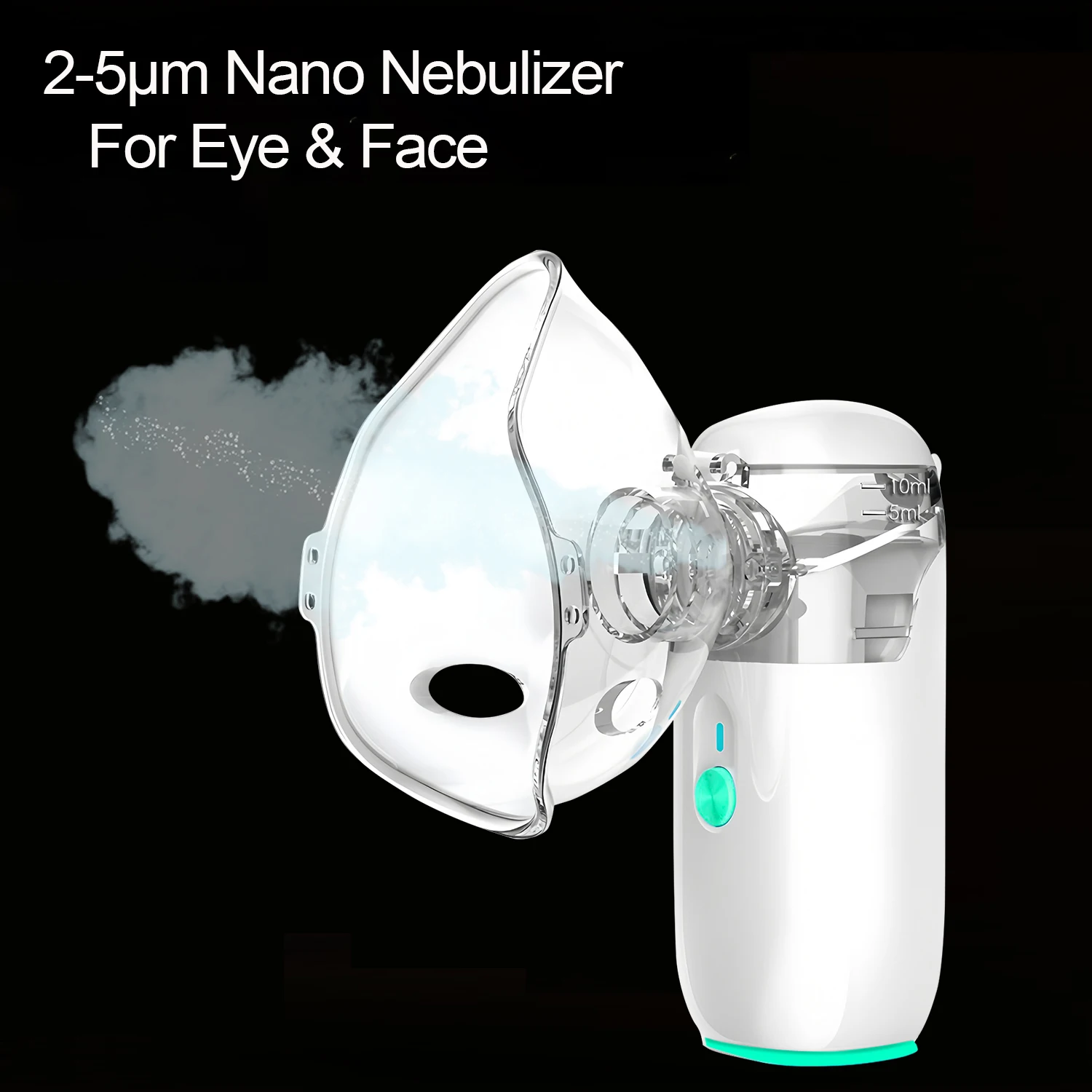 Parownica do twarzy Nano Spray Nawilżanie Instrument kosmetyczny Oczyszczanie twarzy Pory Termiczny spray Parownica do użytku domowego