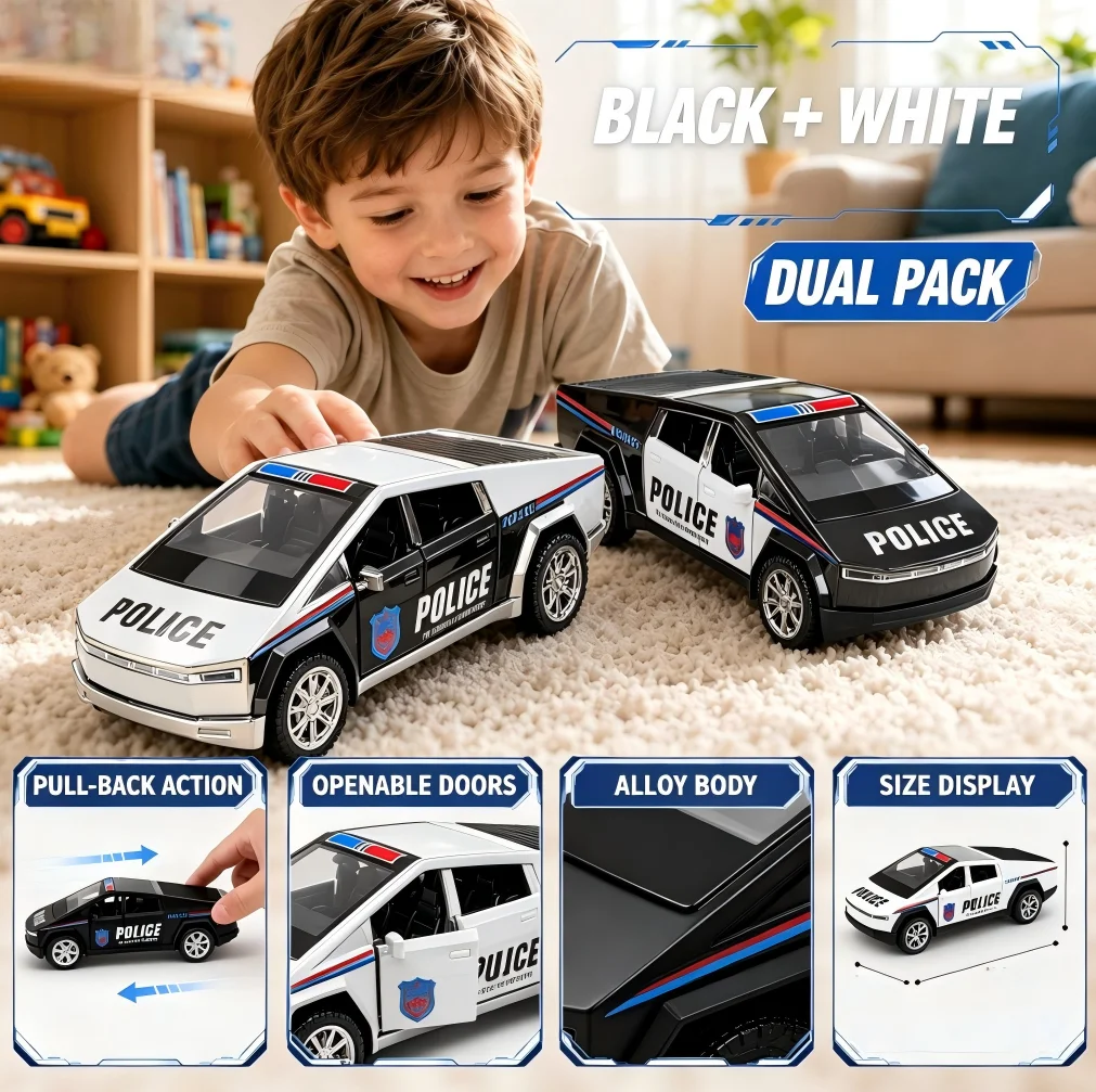 `1:36 Alloy Super Classic Muscle Car Pull-Back & Openable Doors, Diecast Metal Model for Tabletop Display Collection`