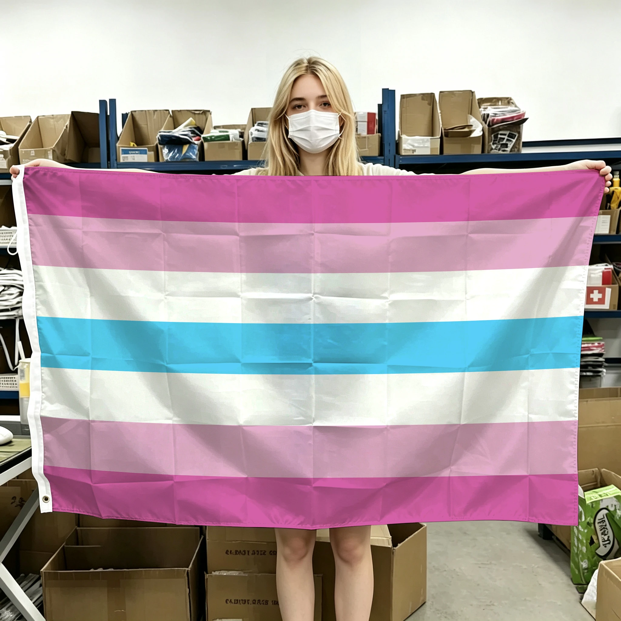 60x90cm 90x150cm 120x180cm LGBT Femboy Pride Flag Tapestry Polyester Banner With Brass Grommets For Wall Decor