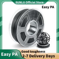SUNLU 1.75mm Easy PA 3D Printer Filament 1KG/350M, High Strength, No Warp/Crack, ±0.03mm, 100% Filament Lines Up Neatly From EU