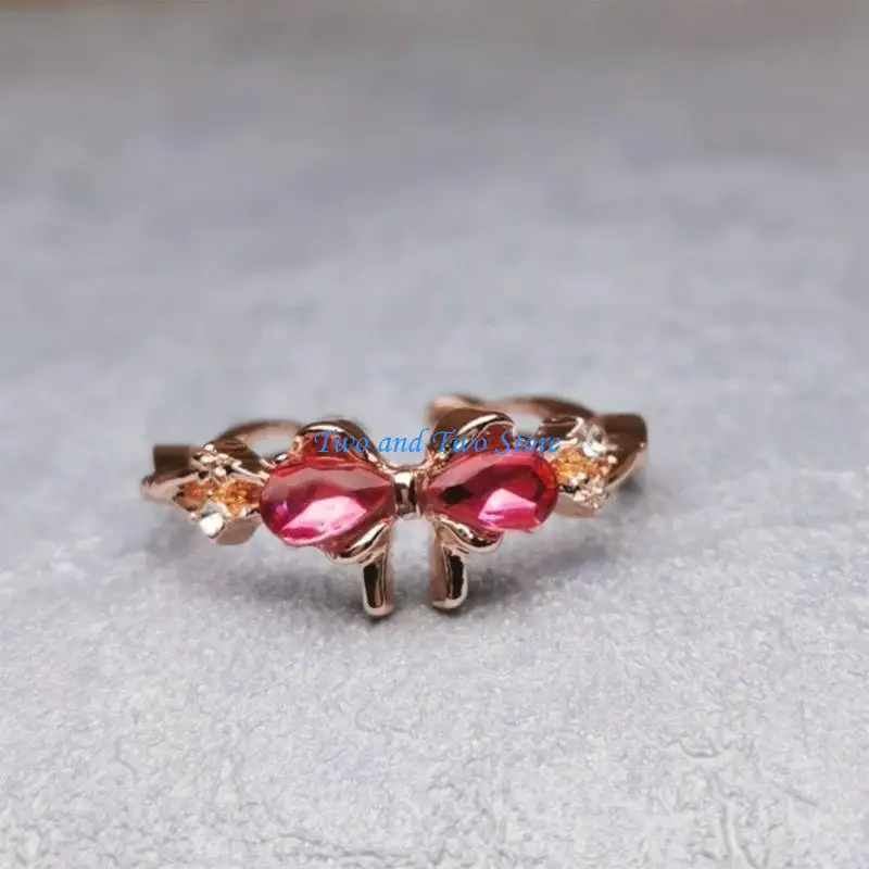 HX6F Opening Rings Alloy Texture Fashion Jewelry Suitable for Party and Everyday Wear