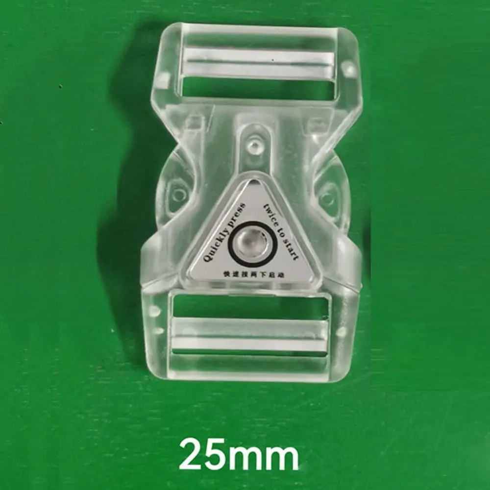 New Black Plastic Hardware LED 20/25/32/50mm Side Release Buckles Tatical Backpack Buckle Outdoor Tool