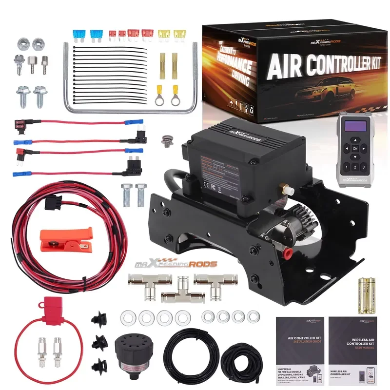UNIVERSAL Air Electronic Controller Kit for Air Spring Bag Kit Wireless Controller Free App for IOS and