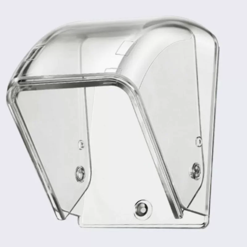 Transparent Waterproof Rain Cover for Wireless Doorbell Push Button, Outdoor Dustproof Protective Shell for Door Bell Switch