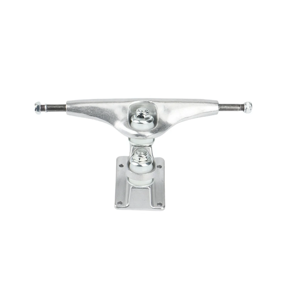 1Pcs Double Floor Longboard Trucks 6.25Inch Skateboard Bracket Trucks Gravity Casting Rear Truck Silver SHR90A