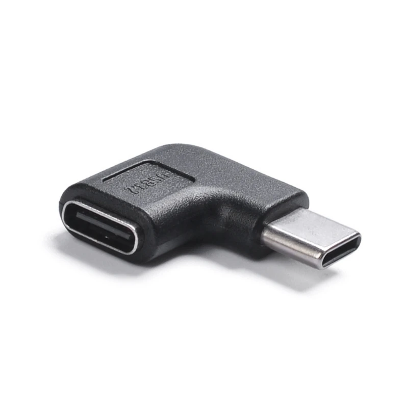 Type C Coupler 10Gbps Fast Speed USB C Female to Male Adapter 5A Charging for Electronics Gadgets Black