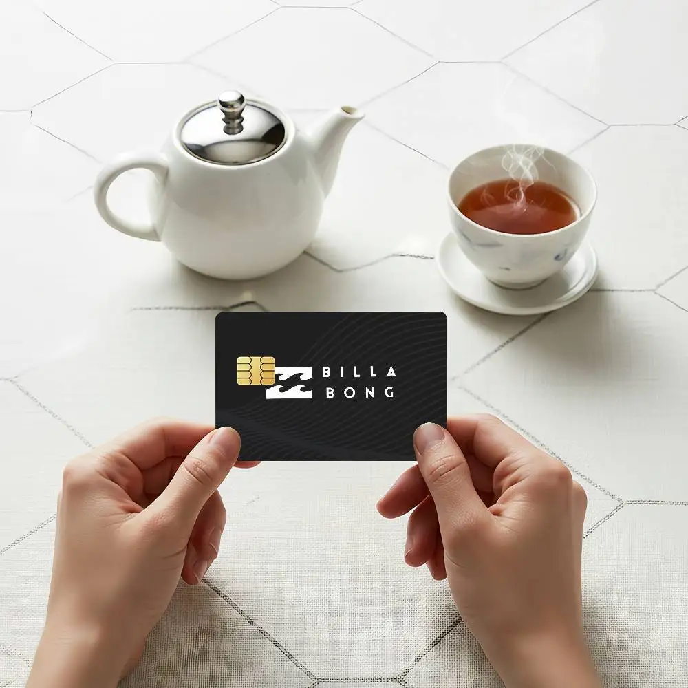 Brand B-Billabongs Credit Skin Cover Card Stickers 4PCS Film Bus Pass Front Decoration Bank Debit Waterproof