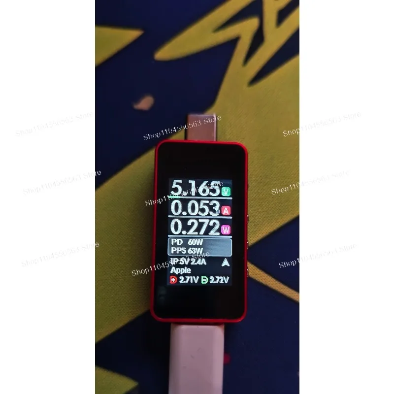 Testing Instrument Color Screen Fast Charging Multi Function Detector RK-C1 8A Voltage Ammeter Gravity Rotation Tester