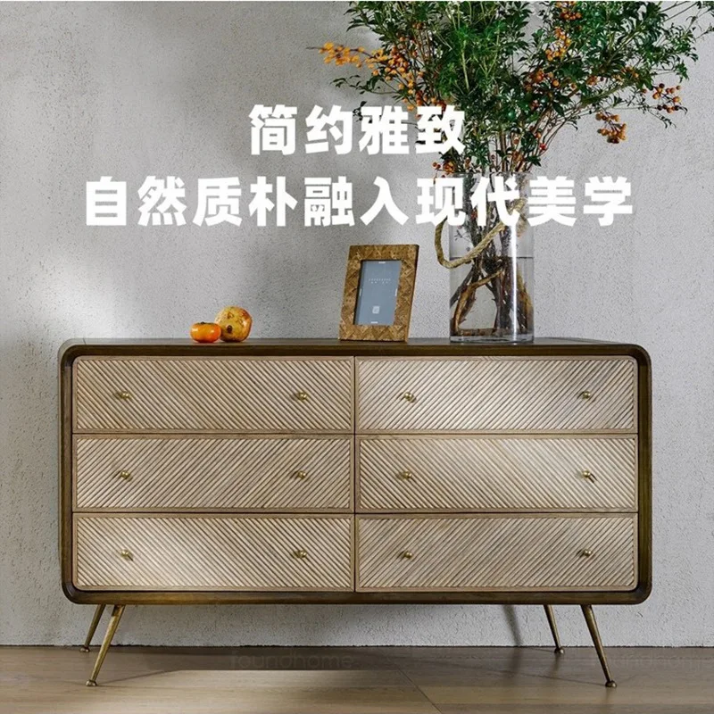 

Шкаф из цельного дерева из ротанга, скандинавский простой современный стиль проживания в семье, домашний светильник, роскошный боковой шкаф для хранения искусств из ротанга