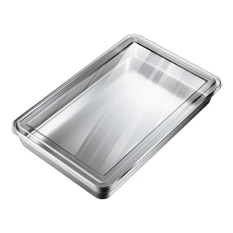 Tiramisu special stainless steel iron box cake packaging box stall container