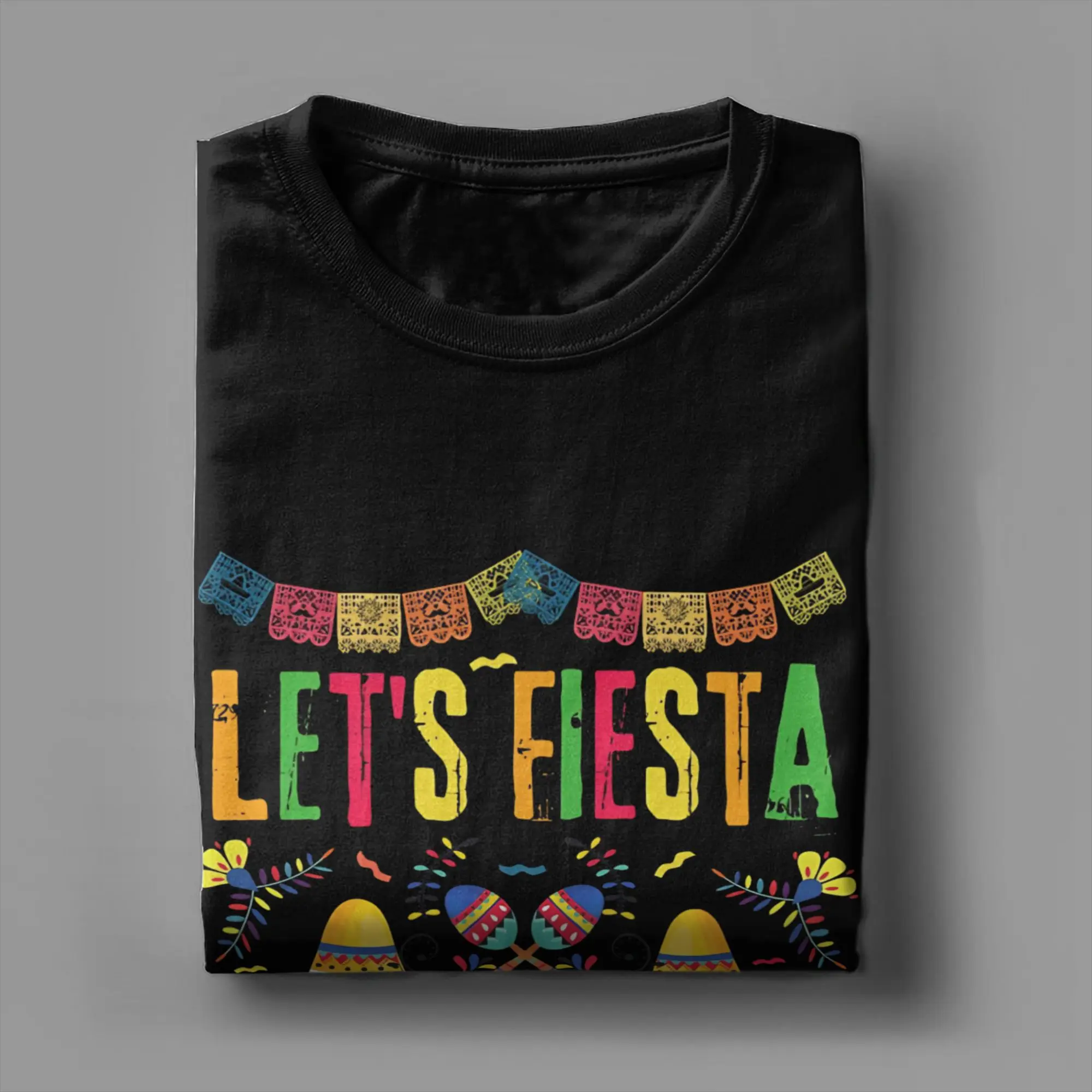 Let's Shift Party Fiesta Cotton T Shirt For Man Summer Mexican Amigo Cinco De Mayo Y2K T Shirts Tee Shirt Oversized Clothing