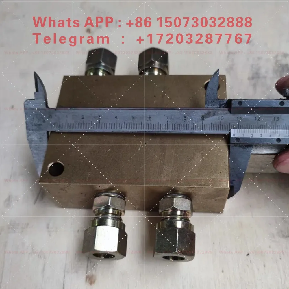 Oil and gas distributor AJS4-18/10 centralized lubrication system pipeline oil and gas mixing oil separator AJS3 2 outlet