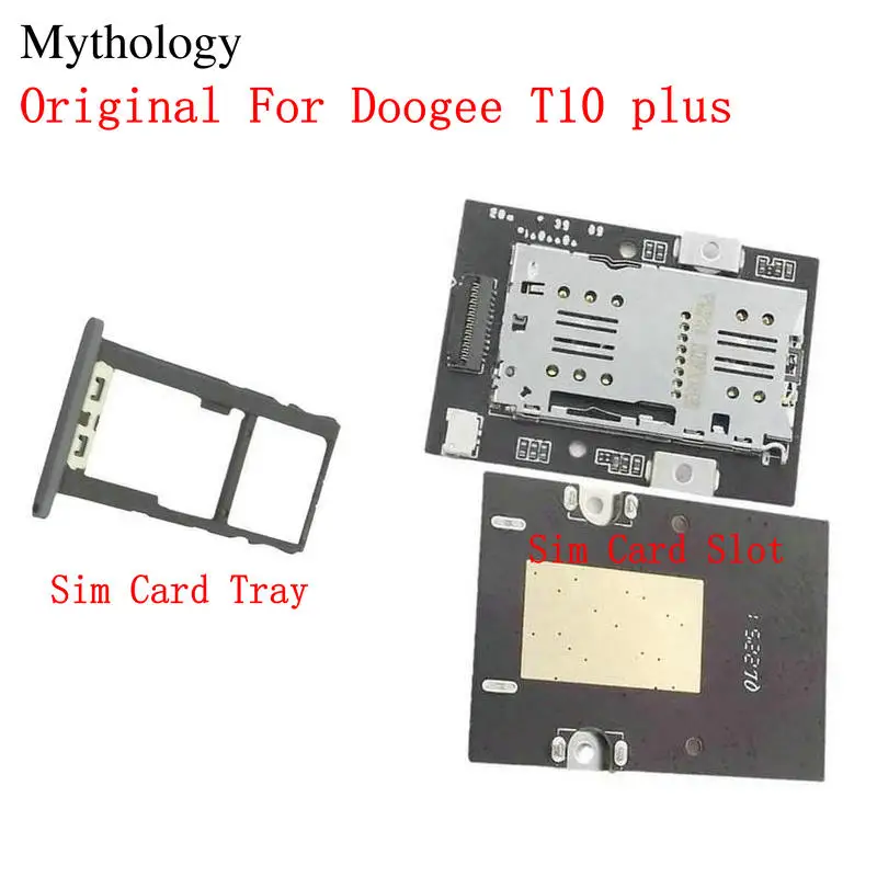 Для Doogee T10 Plus лоток для SIM-карты, оригинальный слот для SIM-карты, запасные части для мобильного телефона