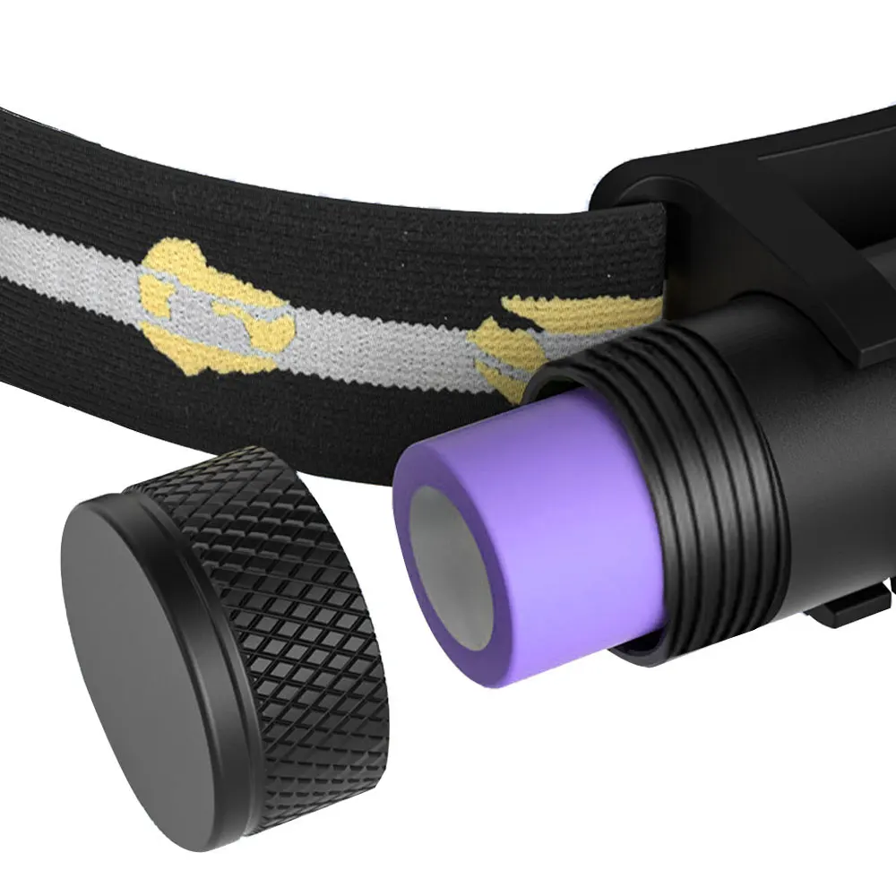 White Blue LED Headlamp Mini Flash night light fishing High Power Headlight 18650 Type C USB Head Torch catch fish Flashlight