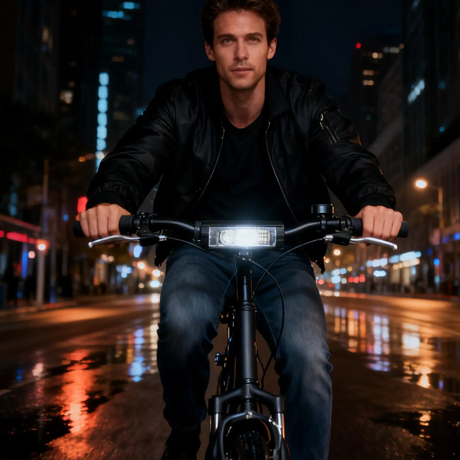 Front Bike Light Multi-mode Bright Waterproof Night Riding Torch USB Charging Road Bike Light Accessories Cycling Equipment