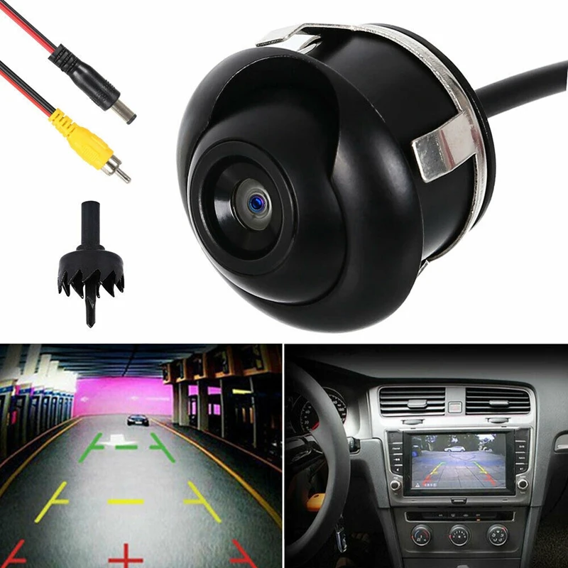 

360° HD Car Rear Front View Reverse Back Up Reversing Camera Waterproof Night Vision For Display