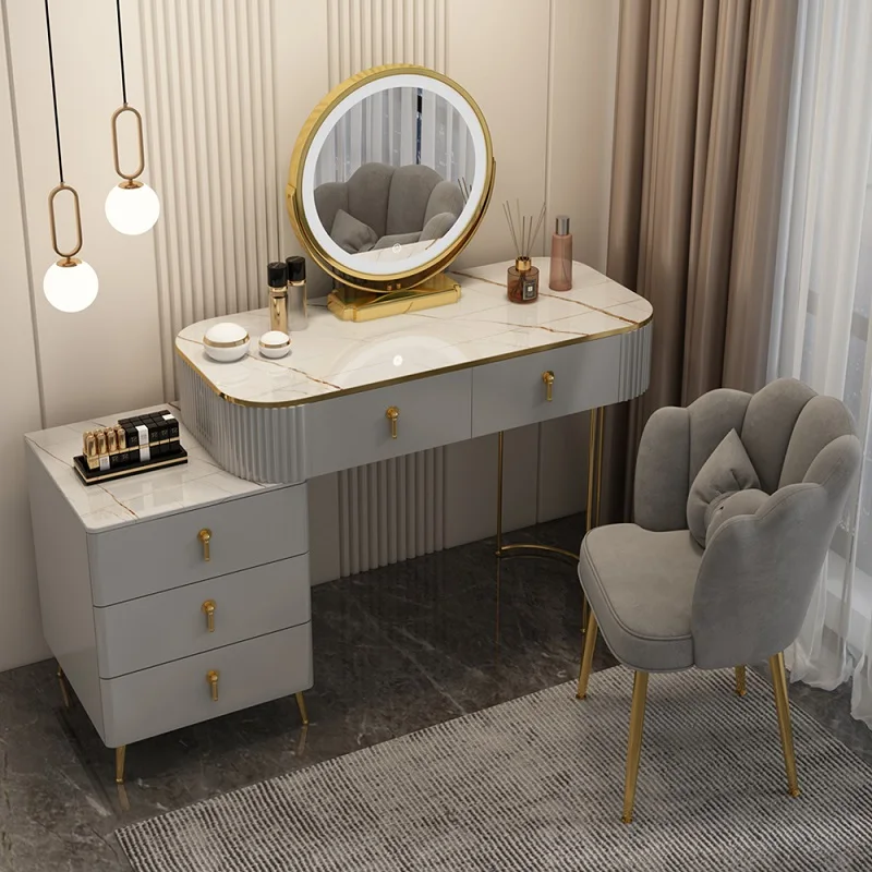 Modern simple small family bedroom high sense light luxury storage dresser - Image 3